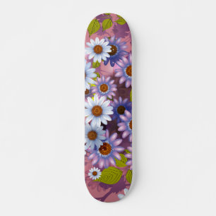 Skate Desenho Floral 1
