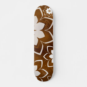Skate Desenho Floral 13