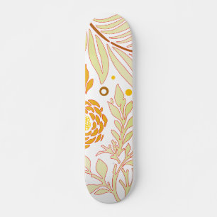 Skate Desenho Floral 19