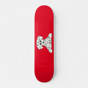 Skate Desenho simples de um cão dalmata de pelúcia em pr