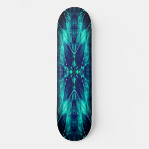 Skate Design abstrato de Flor Azul