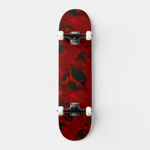 Skate Design Abstrato Vermelho