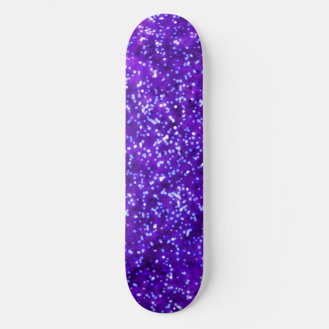 Skate Design Brilhante bonito Roxo (Frente)