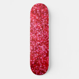 Skate Design Brilhante Vermelho Brilhante bonito
