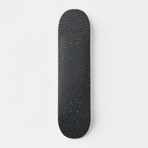 Skate Design das linhas onduladas brancas e pretas