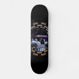 Skate Design de arte do crânio