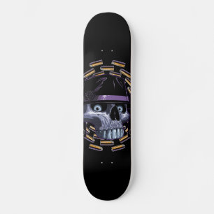 Skate Design de arte do crânio