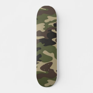 Skate Design de Camo Camuflado de Nome Personalizado