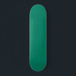 Skate Design de cor verde azul escura Emerald<br><div class="desc">Clássico vintage retro Clássico Escuro Escuro Esmeralda Verde Azul de cor sólida decor para casa e presentes. Clássica decoração e acessórios coloridos do Emerald Green. Tendy Dark Emerald Green Moda cor verde,  esmeralda design verde azul.</div>