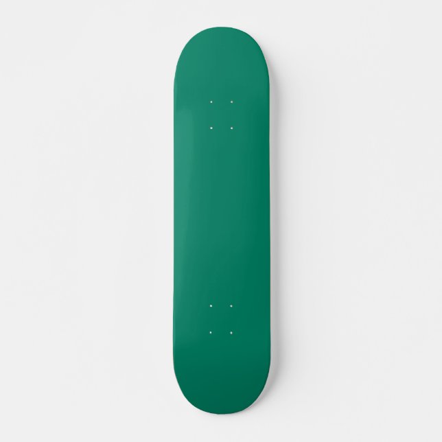 Skate Design de cor verde azul escura Emerald (Frente)