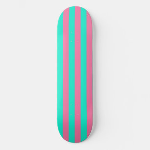 Skate Design de faixa verde de cor rosa