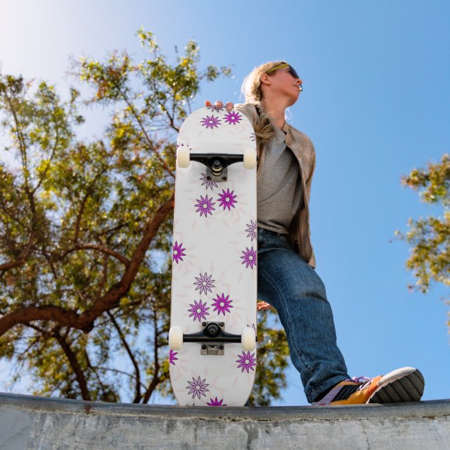 SKATE DESIGN DE FLOR (Ao ar livre 1)