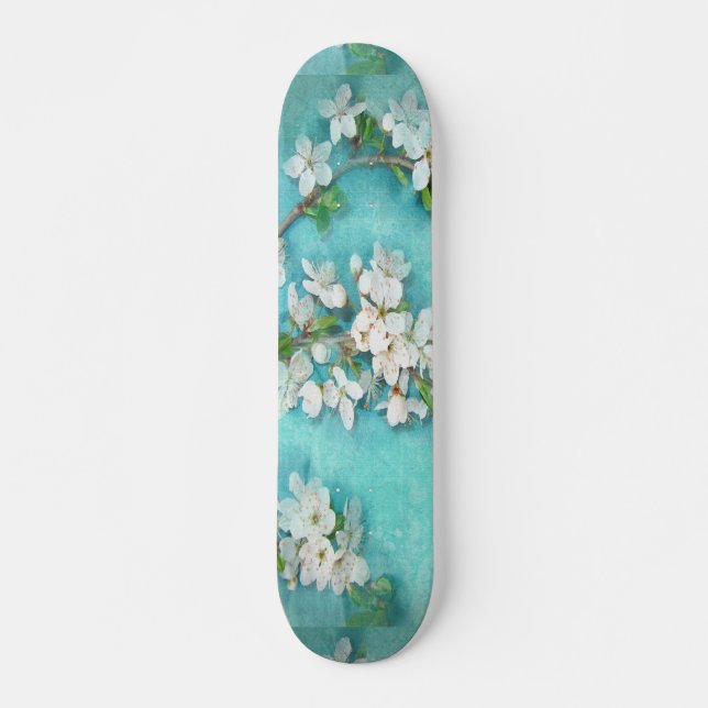 Skate Design de flores tradicionais - abstrato (Frente)
