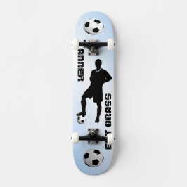 Skate Design de futebol azul / esportes