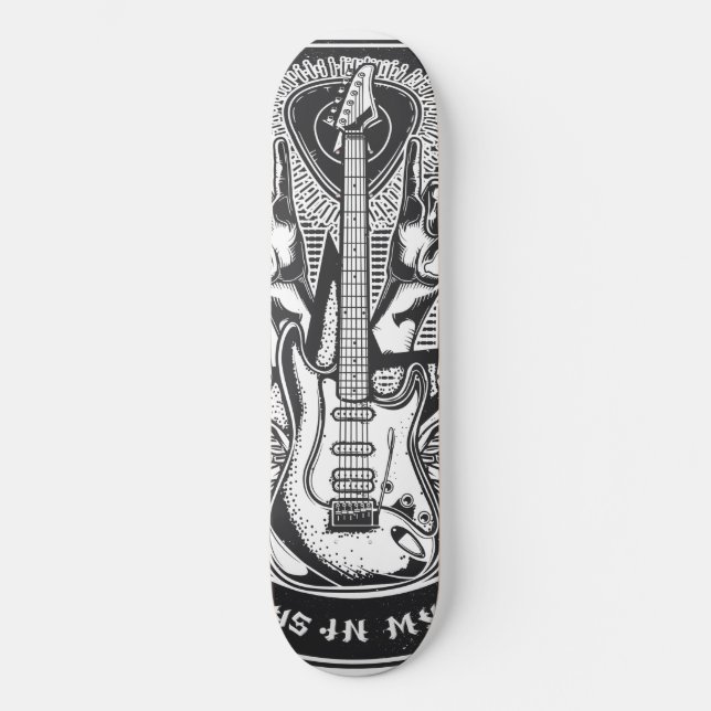 Skate Design de Guitar Rock (Frente)