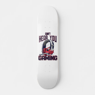 Skate Design de jogos com fone de ouvido