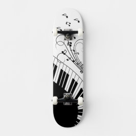 Skate Design de Música do Teclado Piano