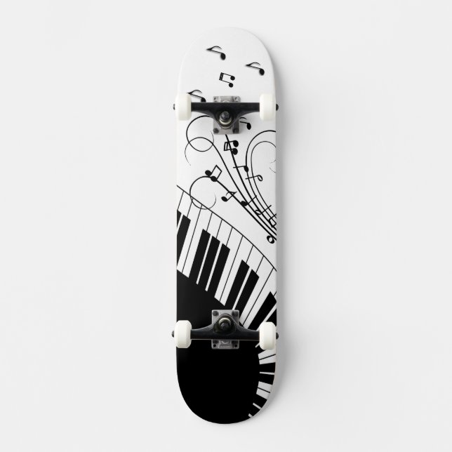 Skate Design de Música do Teclado Piano (Frente)