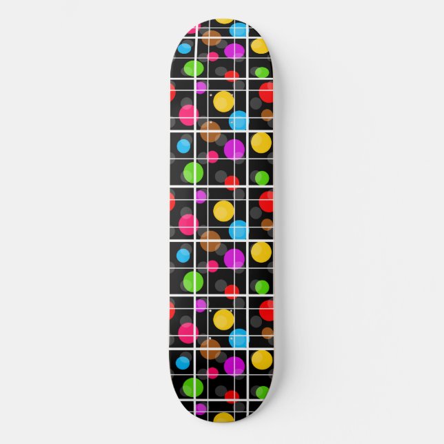 Skate Design de Padrão Colorida do Windows no Windows (Frente)
