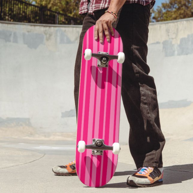 Skate Design de padrão de faixa de Na moda rosa-claro e  (Criador carregado)