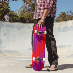Skate Design de Padrão de Na moda de Púrpura Vermelha