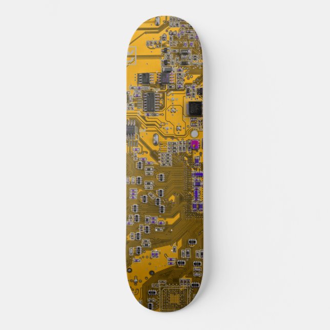 Skate Design de Placa de Circuito PCB Laranja Claro para (Frente)