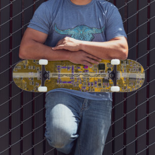 Skate Design de Placa de Circuito PCB Laranja Claro para