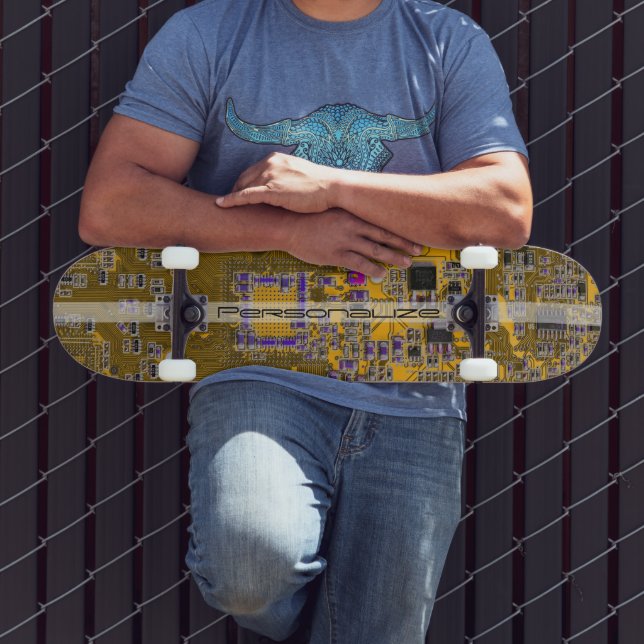Skate Design de Placa de Circuito PCB Laranja Claro para (Ao ar livre 3)