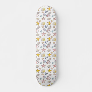 Skate Design de praia simples e fofo