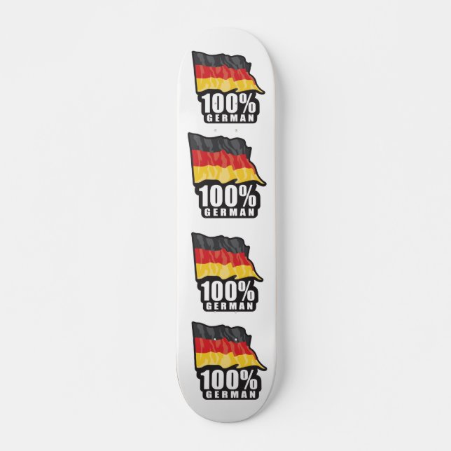 Skate design de Sinalizador de Onda Alemã a 100% (Frente)