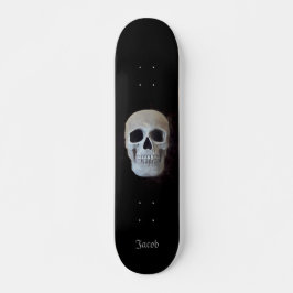 Skate Design de Tendência Gótica Negra E Branca