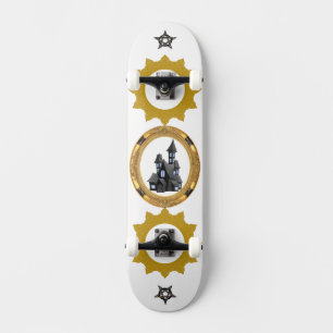 Skate Design de vetor solar de Ouro pesado 