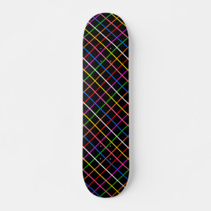 Skate Design de Xadrez de colorido do painel de janelas