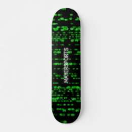 Skate Design do número verde do hacker