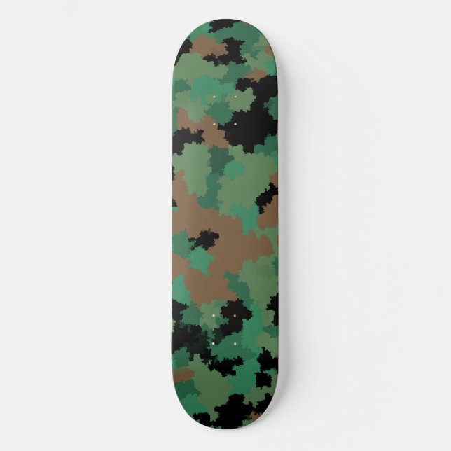 Skate Design do Padrão de Camuflagem Selvagem do Exércit (Frente)