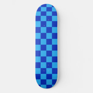 Skate Design do Verificador Azul Claro e Escuro