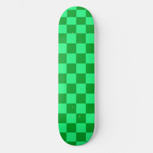 Skate Design do Verificador Verde Claro e Escuro