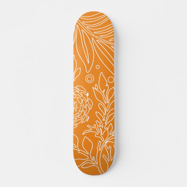 Skate Design Floral 35 (Frente)