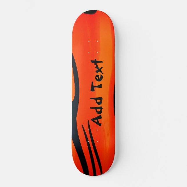 Skate Design Laranja (Frente)