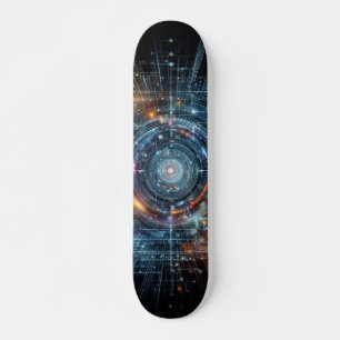 Skate design na moda de neon legal