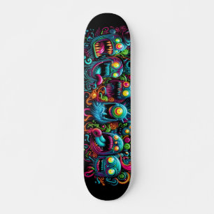 Skate Designs de monstros grafites brilhantes