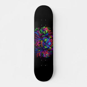 Skate Designs de monstros grafites brilhantes