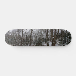 Skate Dia arborizado da neve