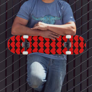 SKATE DIA DE OS NAMORADOS DE CORAÇÃO VERMELHA