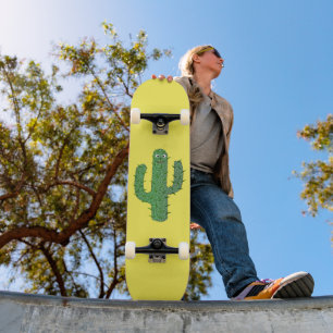 Skate Dia dos Mortos Felizes Cactus