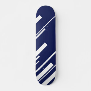 Skate Diagonais - Azul e Branco