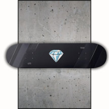 Diamante luxuoso em preto elegante