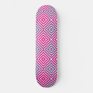 Skate Diamante rosa, púrpura e azul - esmalta