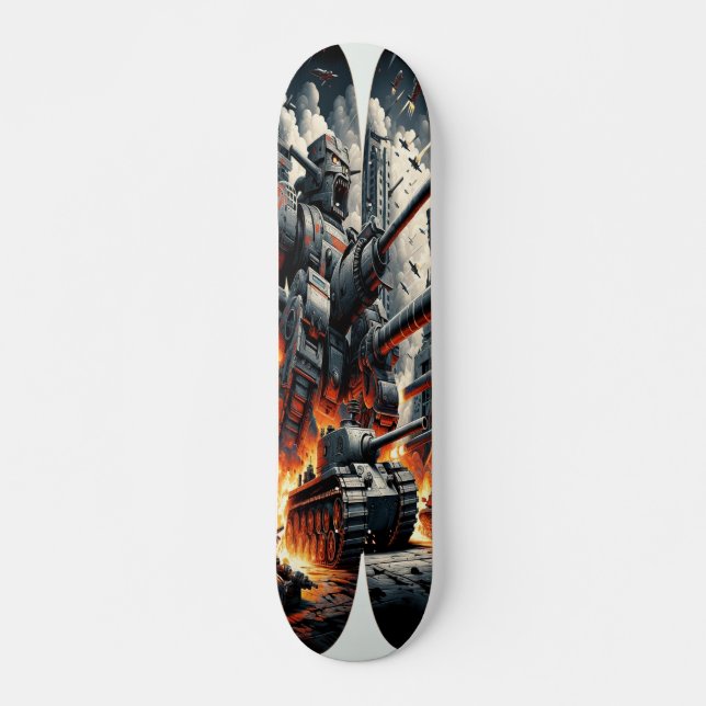 Skate "Dieselpunk Mech Warfare Deck (Frente)