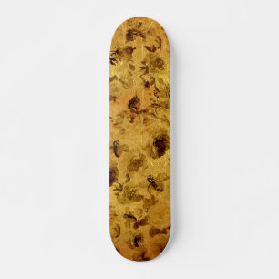 Skate Diferentes Rosas de Aquarela